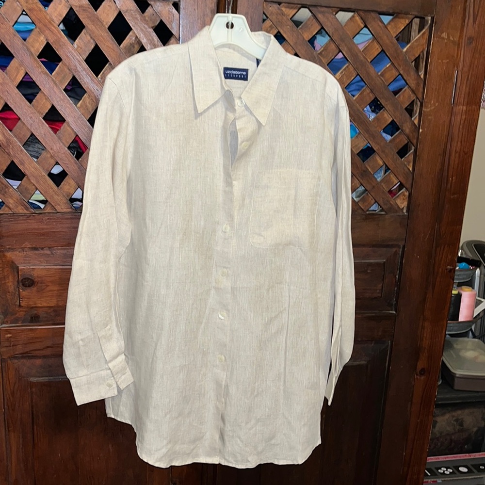 Liz Claiborne linen top